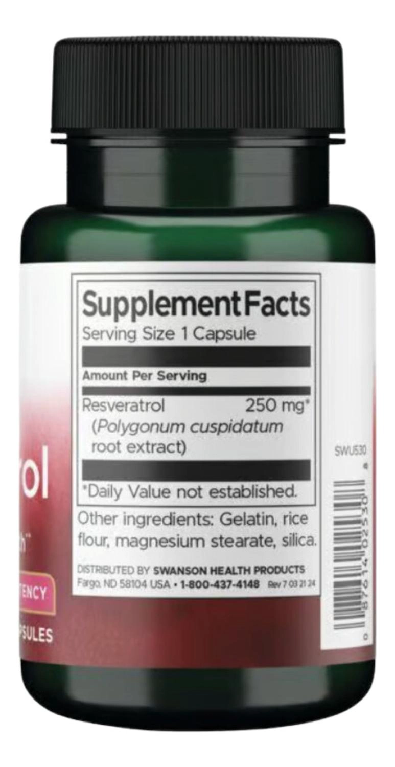 RESVERATROL 250MG - 30 CAPSULAS RESVERATROL 250MG - 30 CAPSULAS - 2