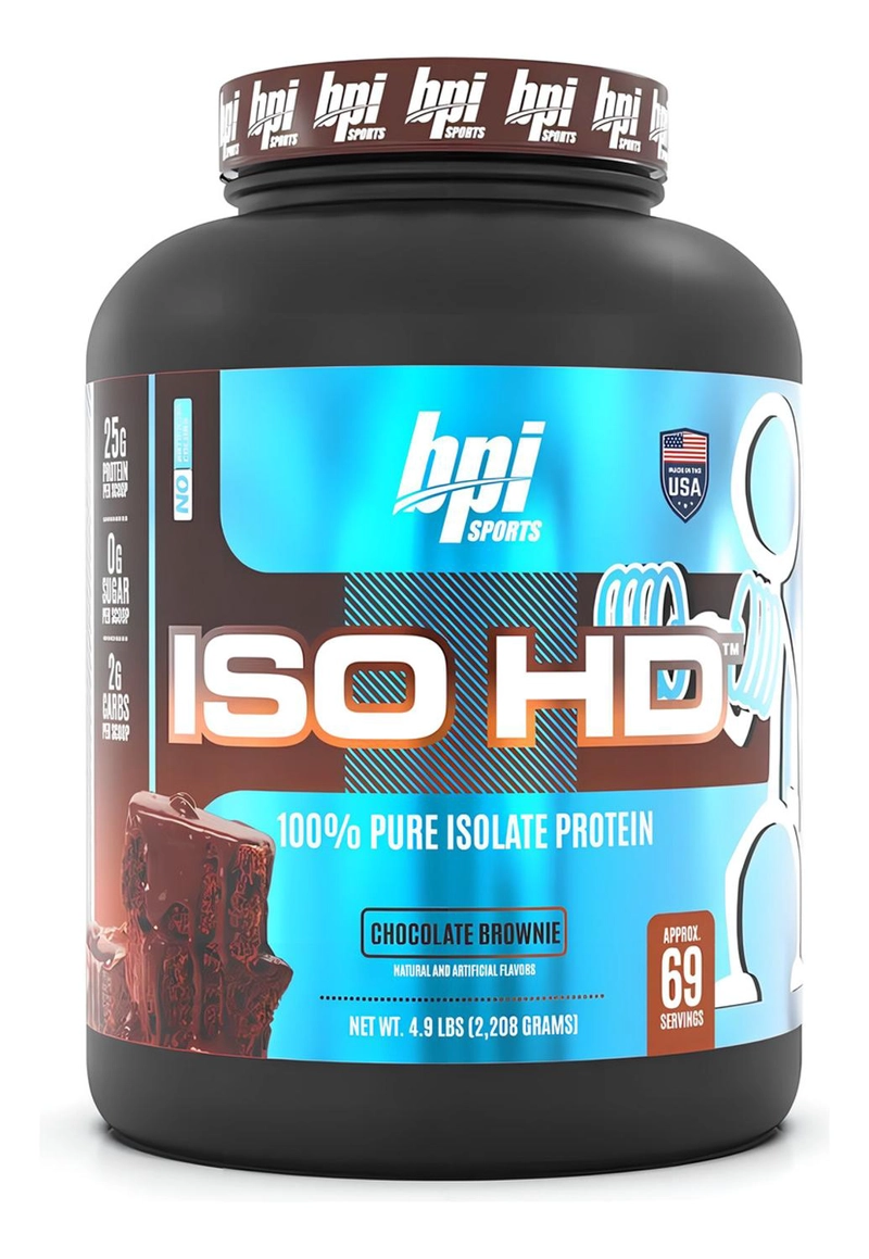 BPI ISO HD 5LBS - 70 SERV CHOCOLATE BROWNIE - 1
