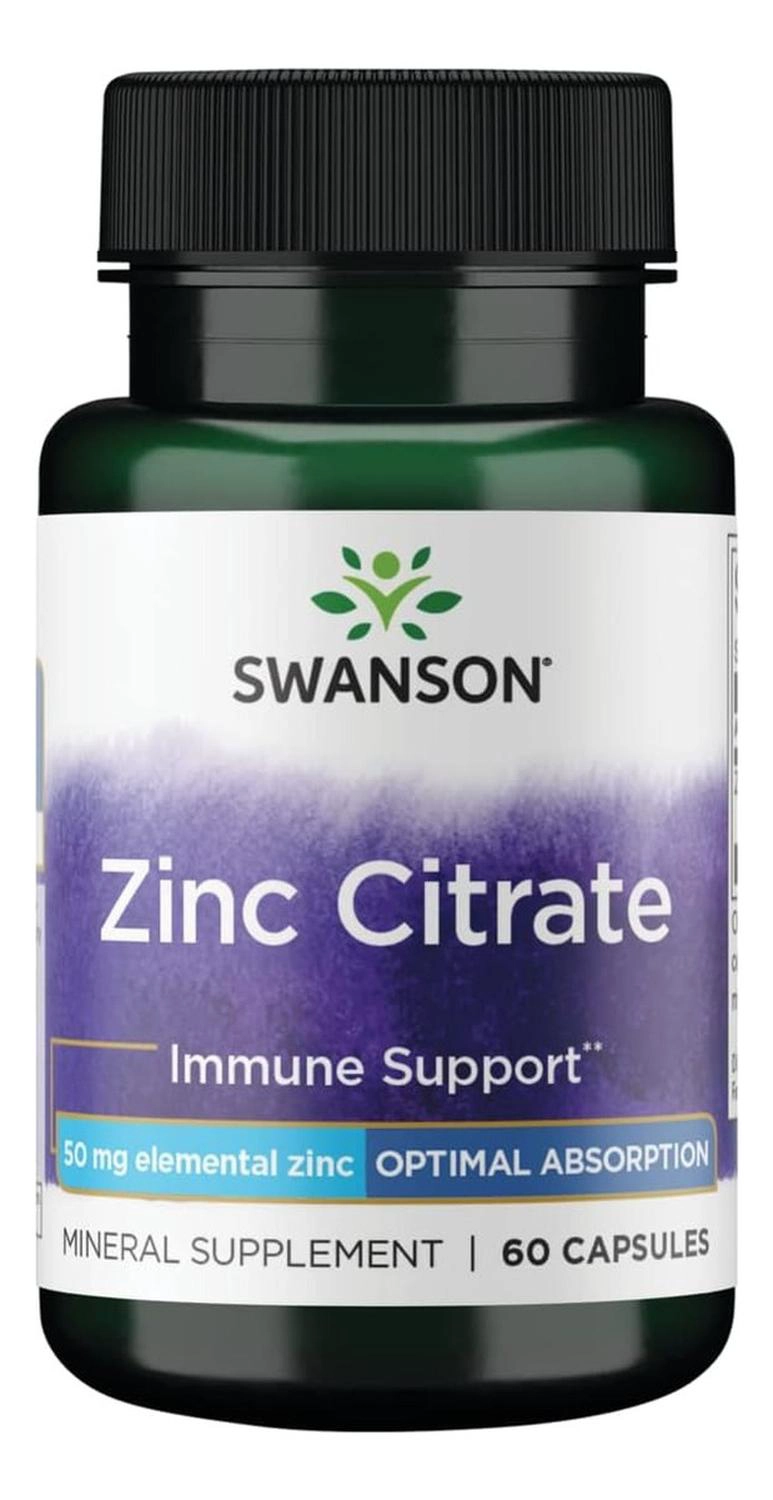 SW1374 ZINC CITRATE 50 MG 60 CAPS - 1