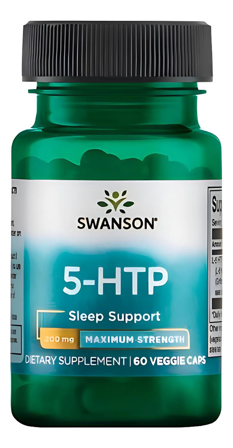 SWU963 5-HTP - MAXIMUM STRENGTH 200 MG 60 VEG CAPS - 1