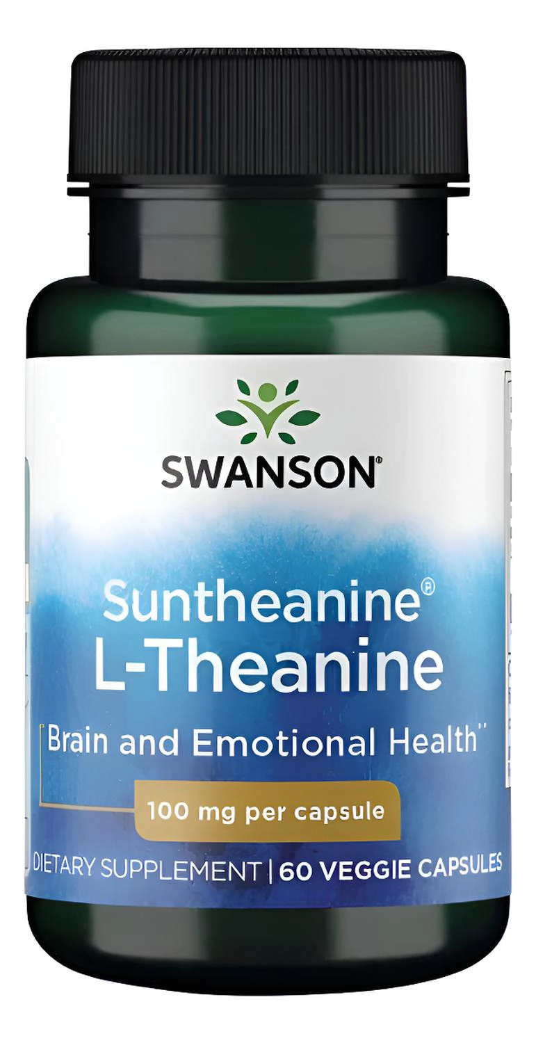 SWU110 SUNTHEANINE L-THEANINE 100 MG 60 VEG CAPS - 1