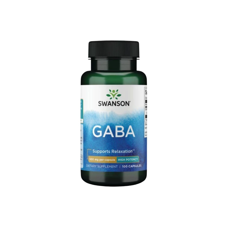 SWANSON GABA 500MG 100 CAPSULAS SWANSON GABA 500MG 100 CAPSULAS - 1