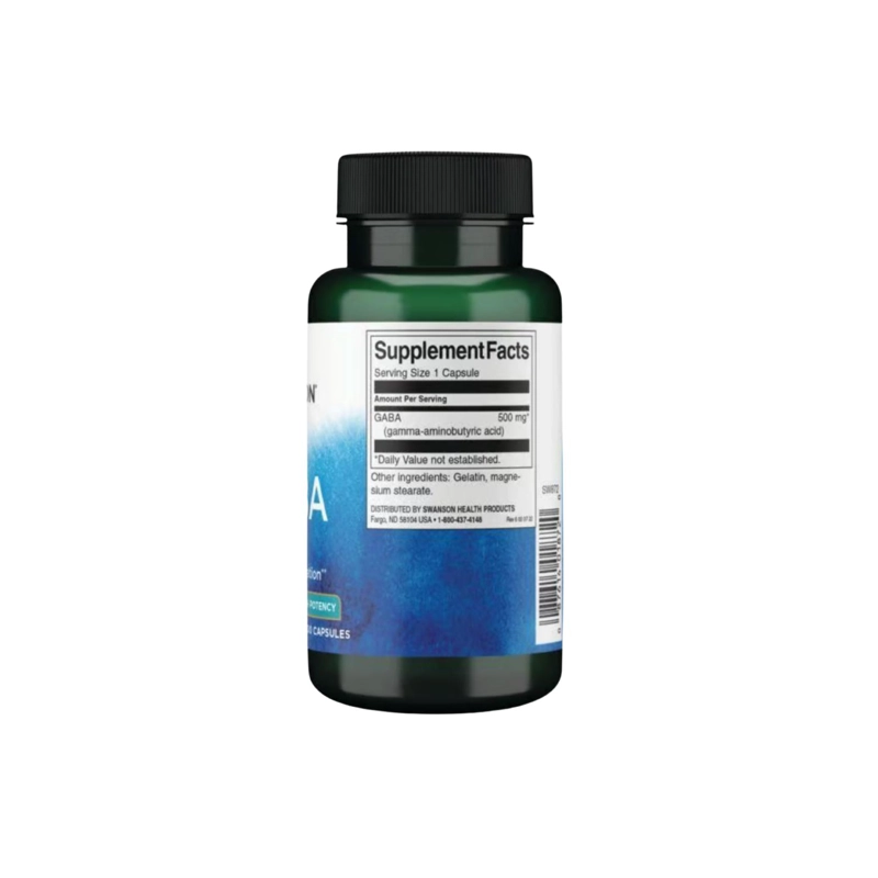 SWANSON GABA 500MG 100 CAPSULAS SWANSON GABA 500MG 100 CAPSULAS - 2