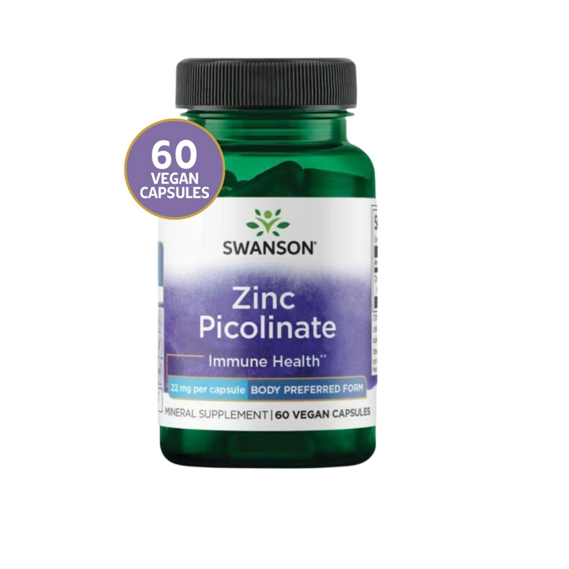 SW1113 ZINC PICOLINATE - BODY PREFERRED FORM 22 MG 60 CAPS - 1