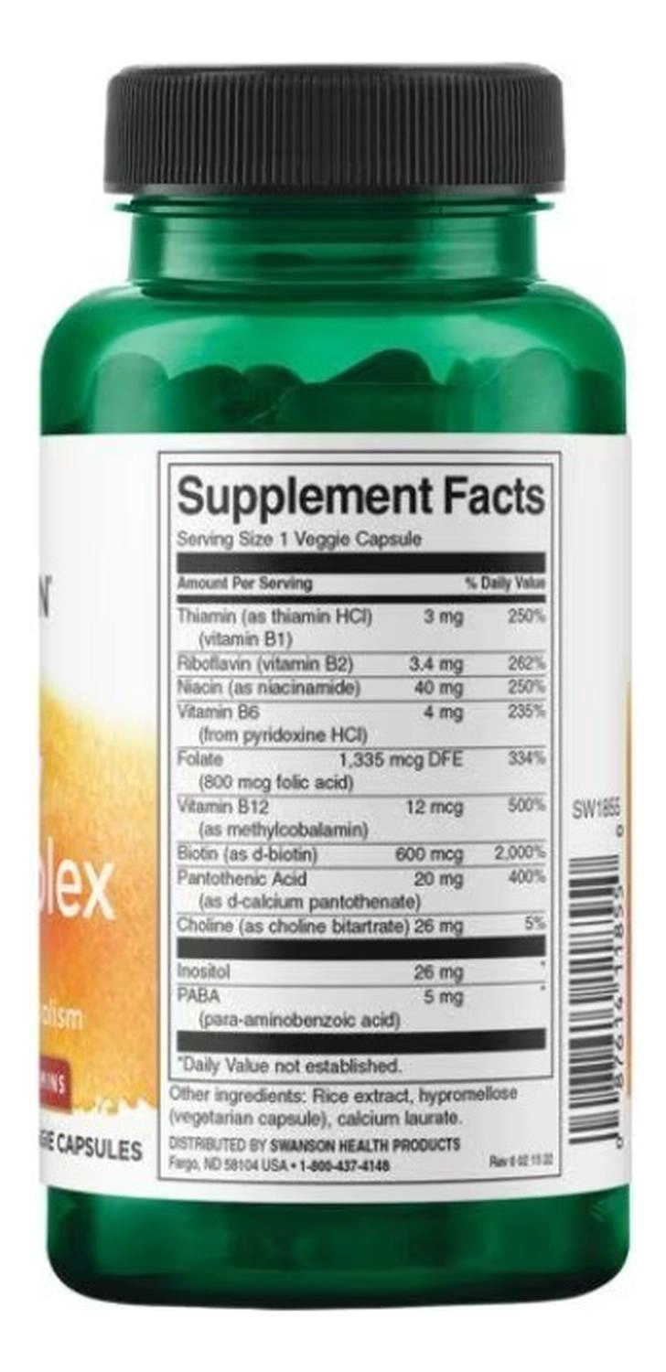 SW1855 DAILY B-COMPLEX 100 VEGAN CAPS - 3