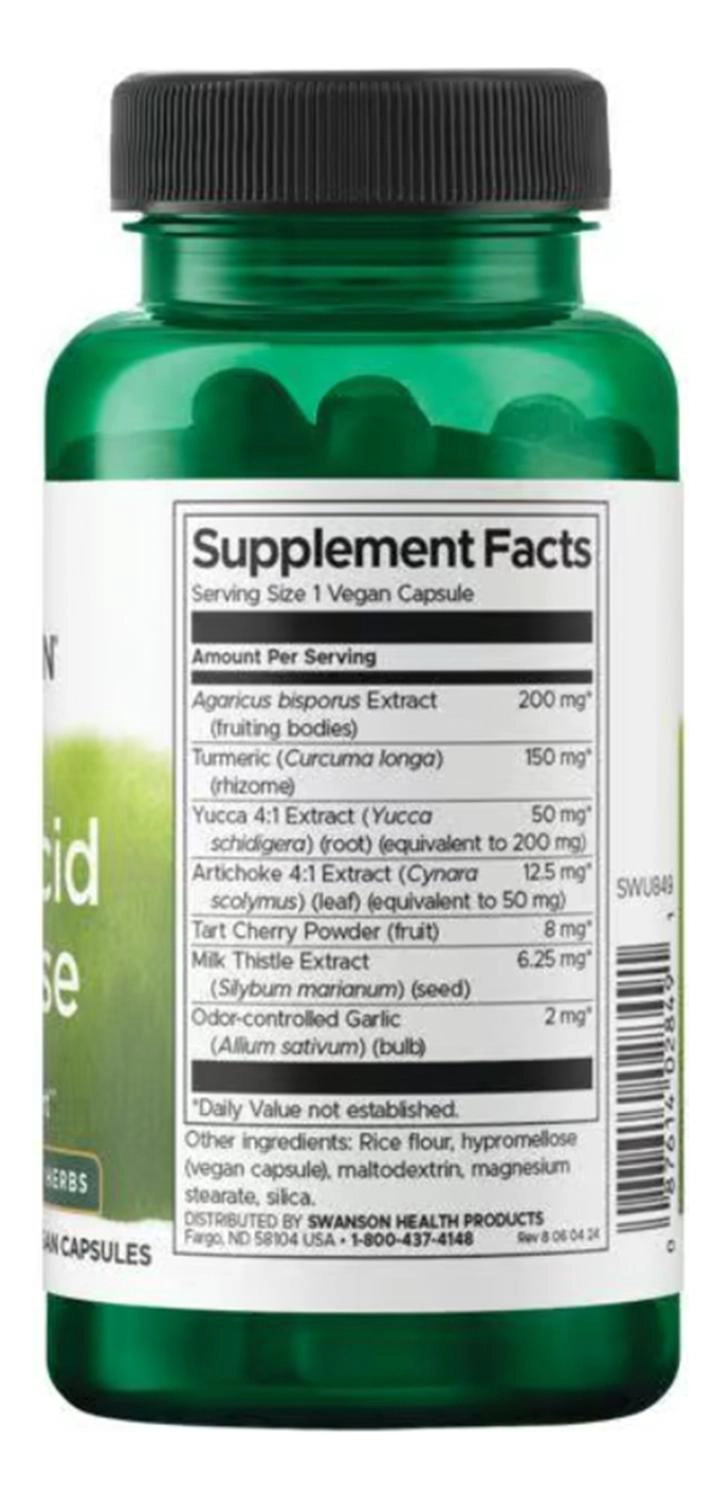 SWU849 ULTRA URIC ACID CLEANSE 60 VEG CAPS - 4