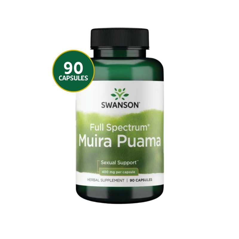 SWANSON FULL SPECTRUM MUIRA PUAMA 400MG 90 CAPS - 1