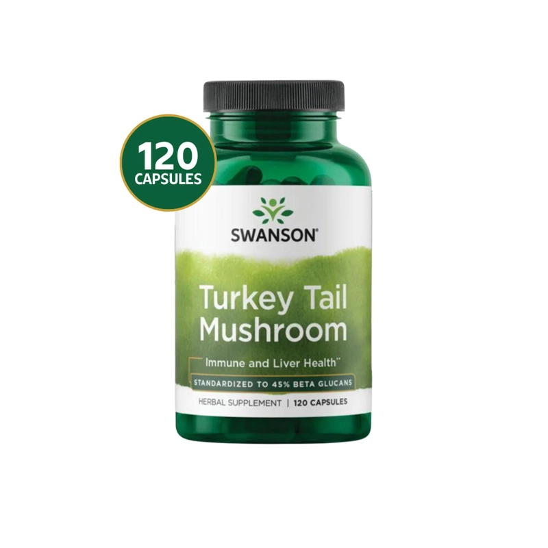 SWH150 HRB TURKEY TAIL MUSHROOM 500 MG 120 CAPS - 1