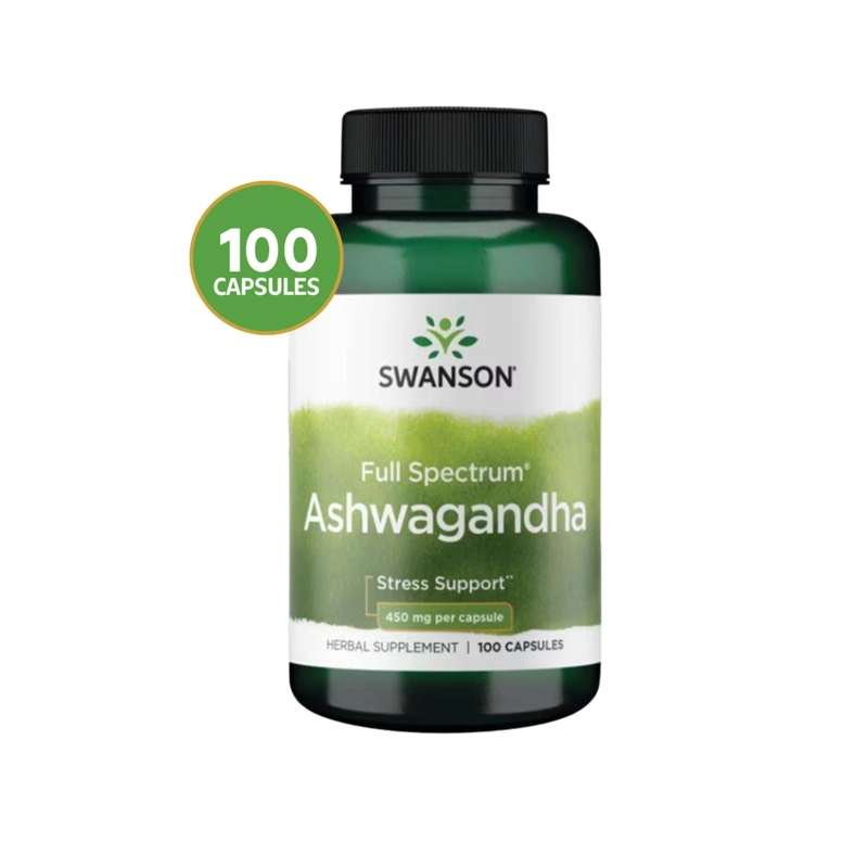 SW957 FULL SPECTRUM ASHWAGANDHA 450 MG 100 CAPS - 1