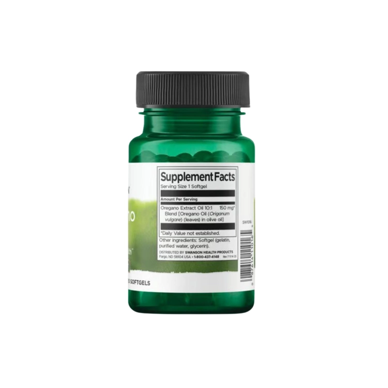 SW1016 OREGANO OIL 10:1 EXTRACT 150 MG 120 SGELS - 3