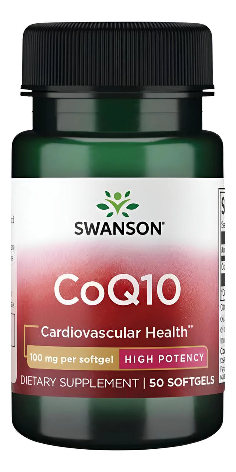 SWANSON COQ10 - HIGH POTENCY 100MG 50 SGELS SWANSON COQ10 - HIGH POTENCY 100MG 50 SGELS - 1