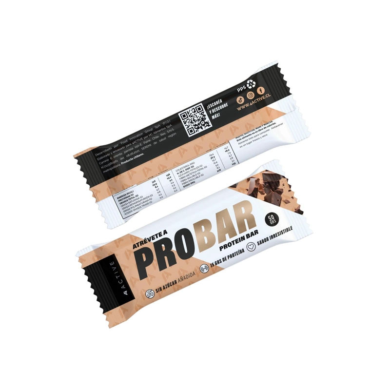 4ACTIVE PROBAR PROTEIN BAR 50G - 16 UNIDADES CHOCOLATE - 3
