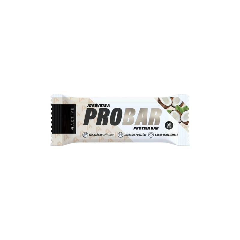 4ACTIVE PROBAR PROTEIN BAR 50G - 16 UNIDADES CHOCOLATE - 5