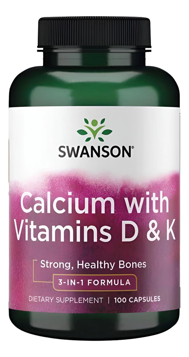 SW990 CALCIUM WITH VITAMINS D & K 100 CAPS - 1