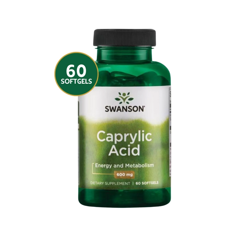 SWU096 CAPRYLIC ACID 600 MG 60 SGELS - 1