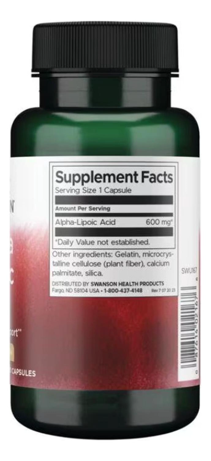 SWU167 ALPHA LIPOIC ACID 600 MG 60 CAPS - 3