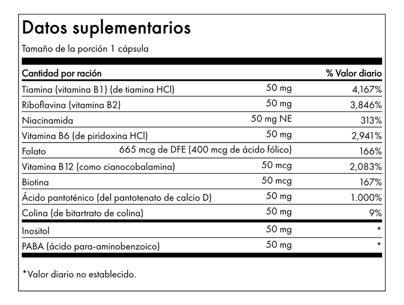 SW057 BALANCE B-50 COMPLEX 100 CAPS - 3