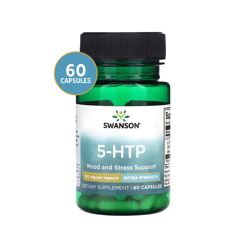 SUPLEMENTO EN CAPSULAS 5 HTP SWANSON 60 CAPSULAS - 1