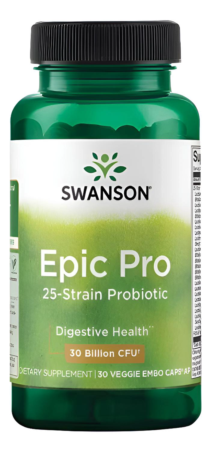 SWA030 EPIC PRO 25-STRAIN PROBIOTIC 30 BILLION CFU 30 VEG DRCAPS - 1