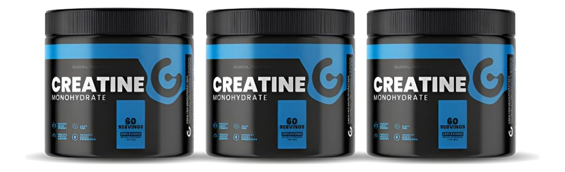 3X CREATINA 300 GR - GLOBAL NUTRITION - 1