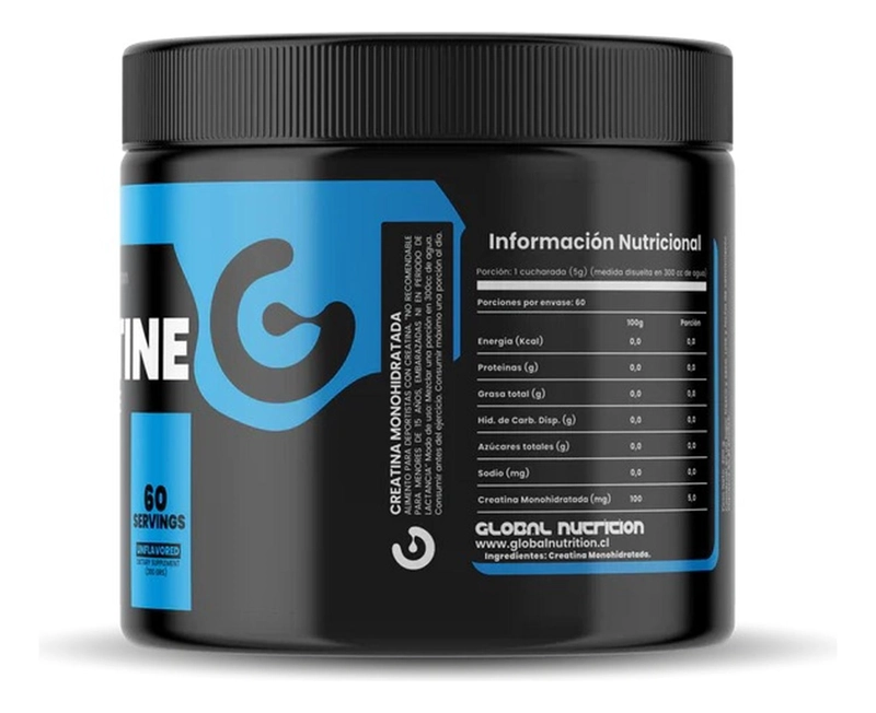 3X CREATINA 300 GR - GLOBAL NUTRITION - 3