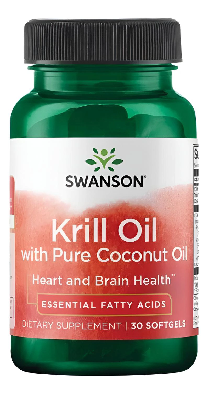 SWE089 KRILL OIL WITH PURE COCONUT OIL 30 SGELS - 1