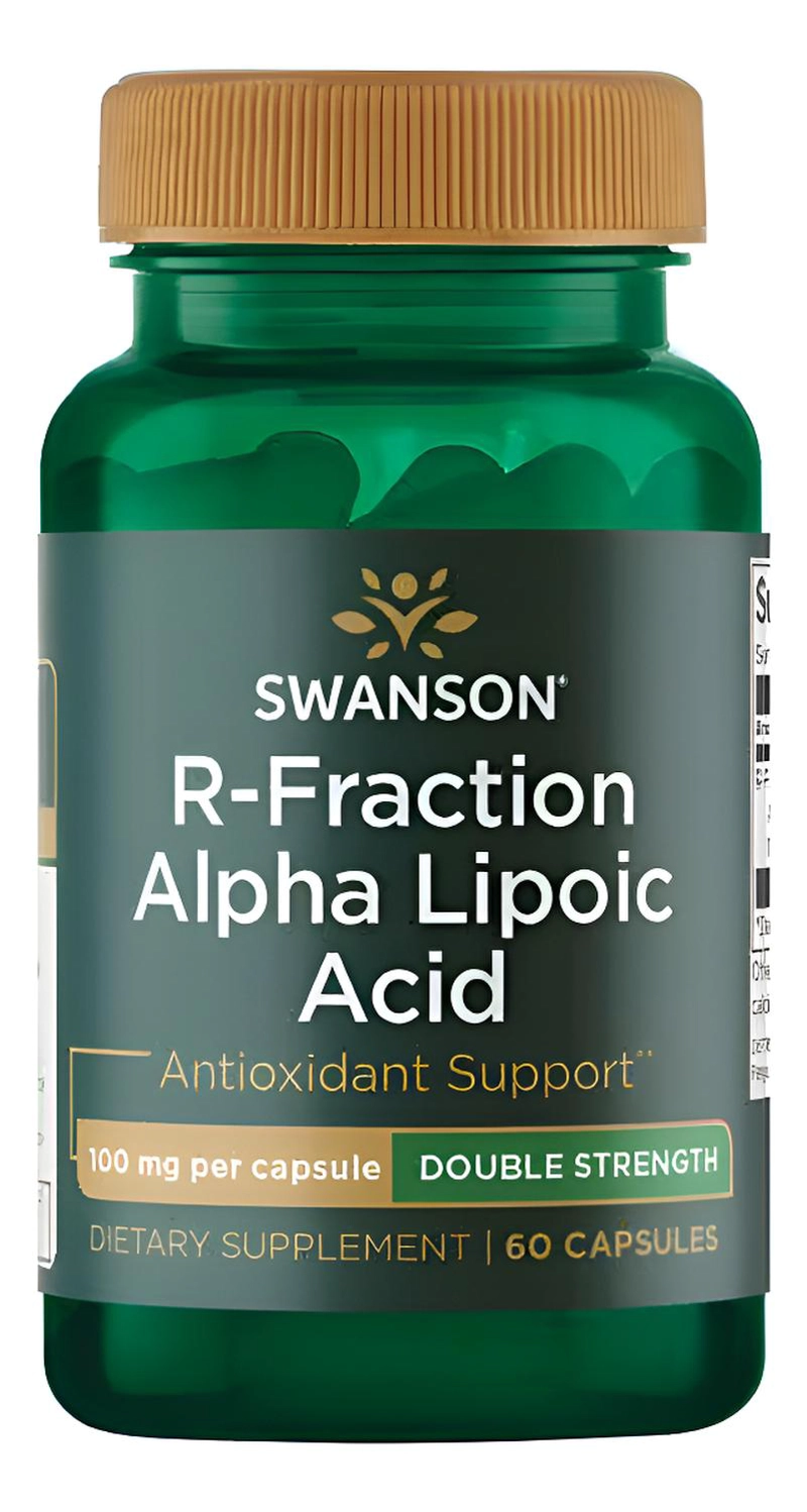 SWU250 R-FRACTION ALPHA LIPOIC ACID - DOUBLE STRENGTH 100 MG 60 CAPS - 1