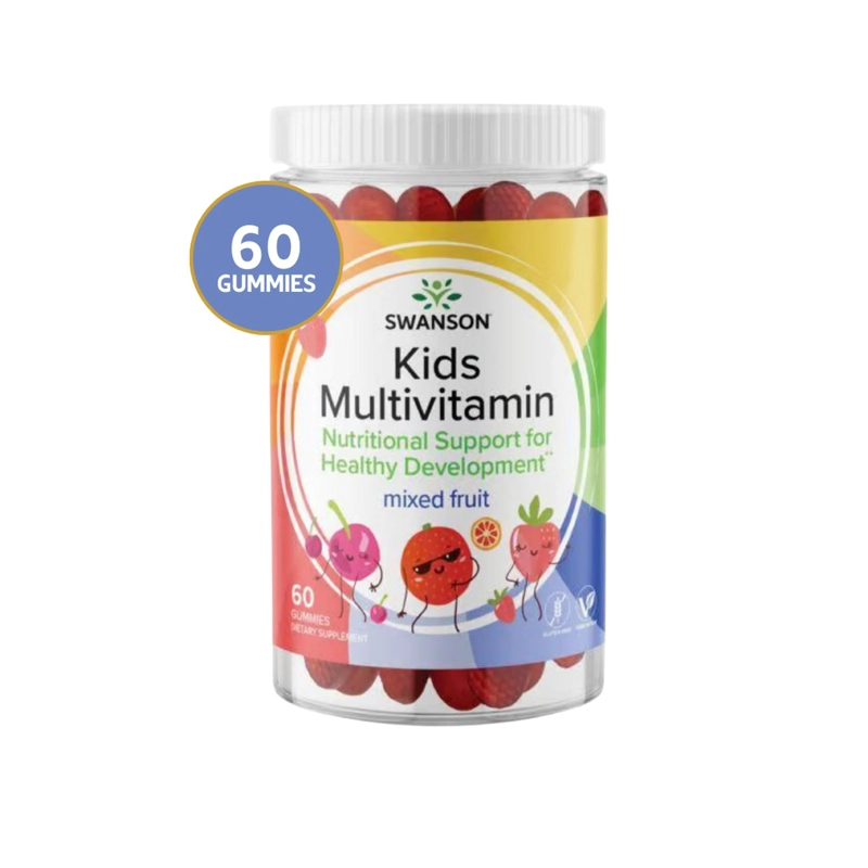 SWANSON KIDS MULTIVIT MIXED FRUIT 60 GUMMIES SWANSON KIDS MULTIVIT MIXED FRUIT 60 GUMMIES - 1