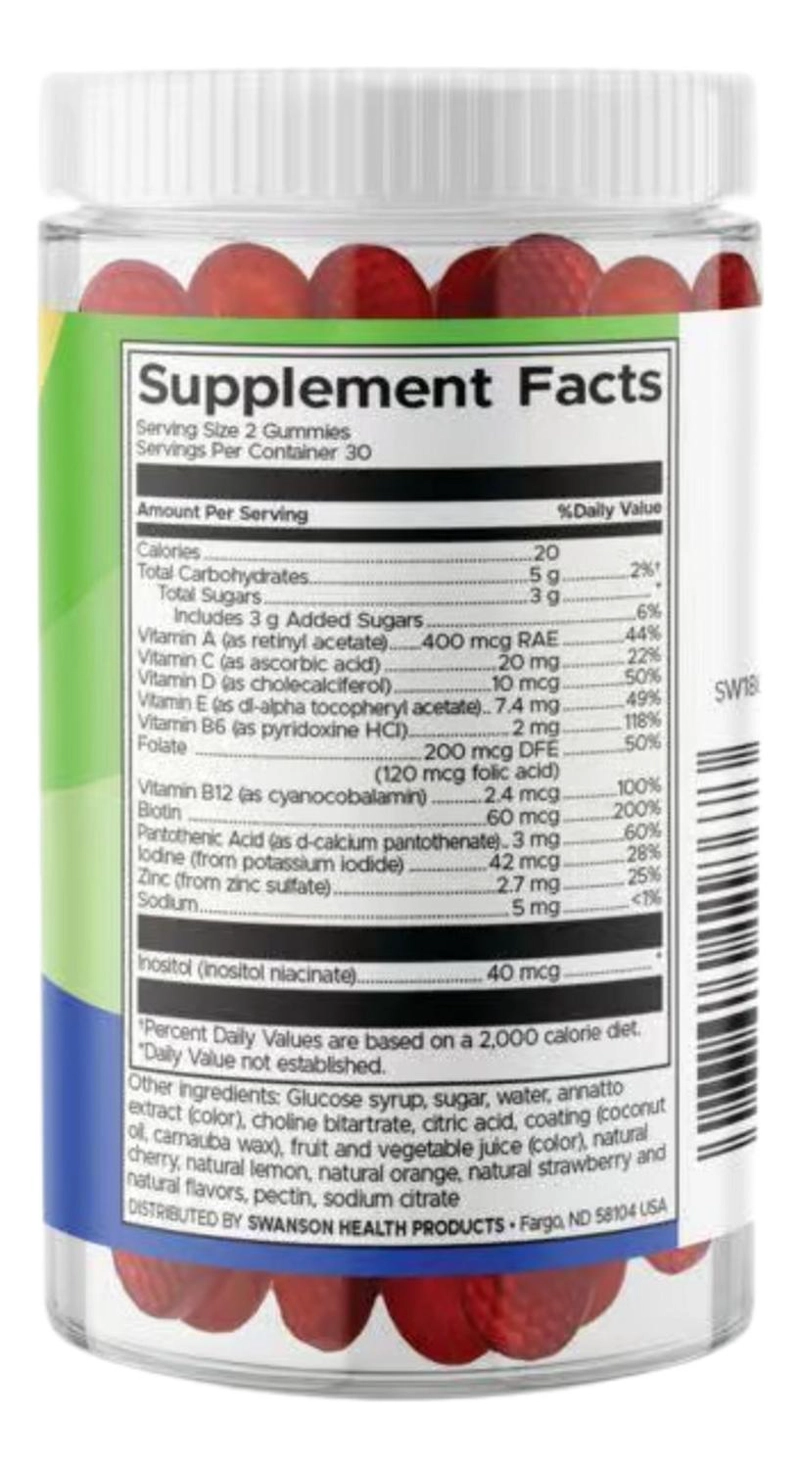 SWANSON KIDS MULTIVIT MIXED FRUIT 60 GUMMIES SWANSON KIDS MULTIVIT MIXED FRUIT 60 GUMMIES - 4