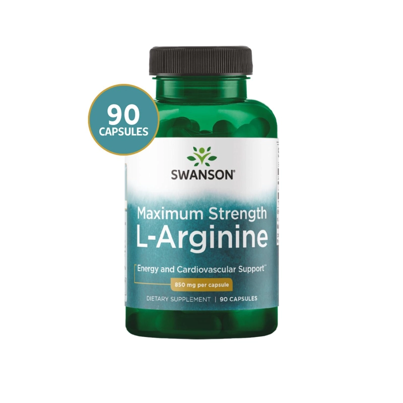 SW1713 L-ARGININE - MAXIMUM STRENGTH 850 MG 90 CAPS - 1