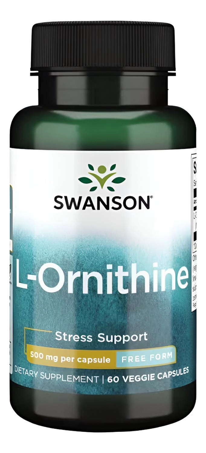 SW1238 L-ORNITHINE - FREE FORM 500 MG 60 VEG CAPS - 1