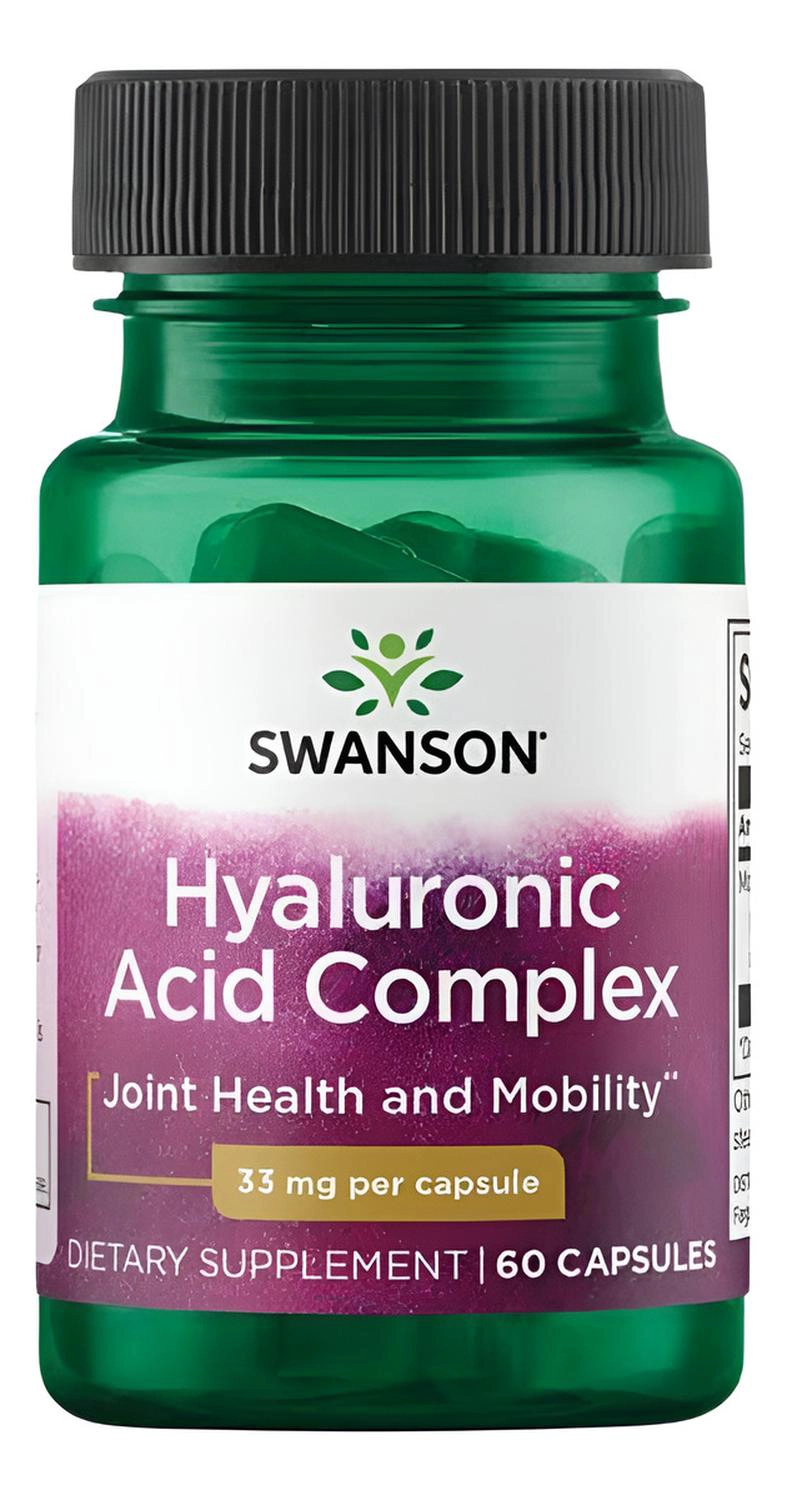 SWANSON HYALURONIC ACID COMPLEX 33MG 60 CAPS SWANSON HYALURONIC ACID COMPLEX 33MG 60 CAPS