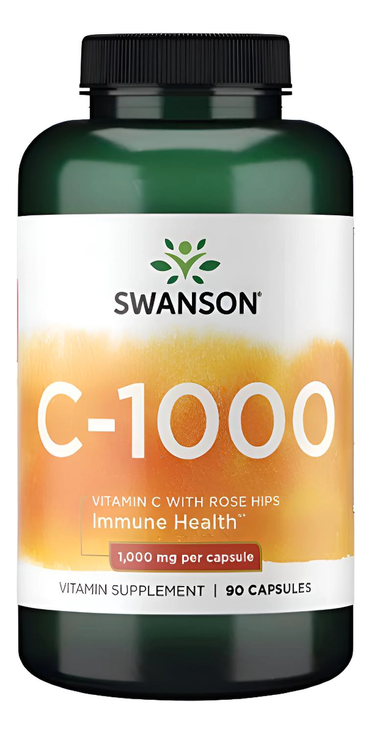 SW1054 VITAMIN C WITH ROSE HIPS 1.000 MG 90 CAPS - 1