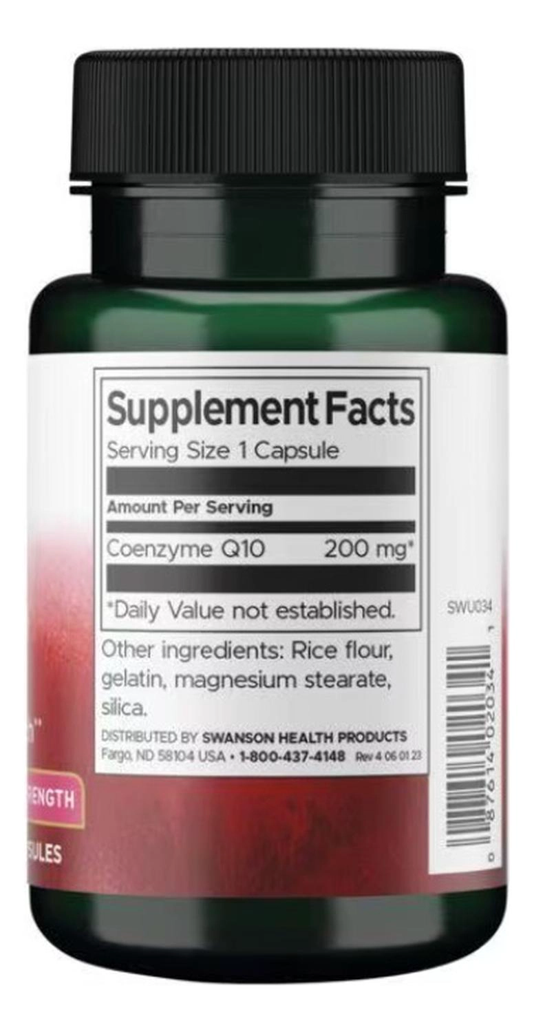 SWU034 COQ10 - MAXIMUM STRENGTH 200 MG 30 CAPS - 2