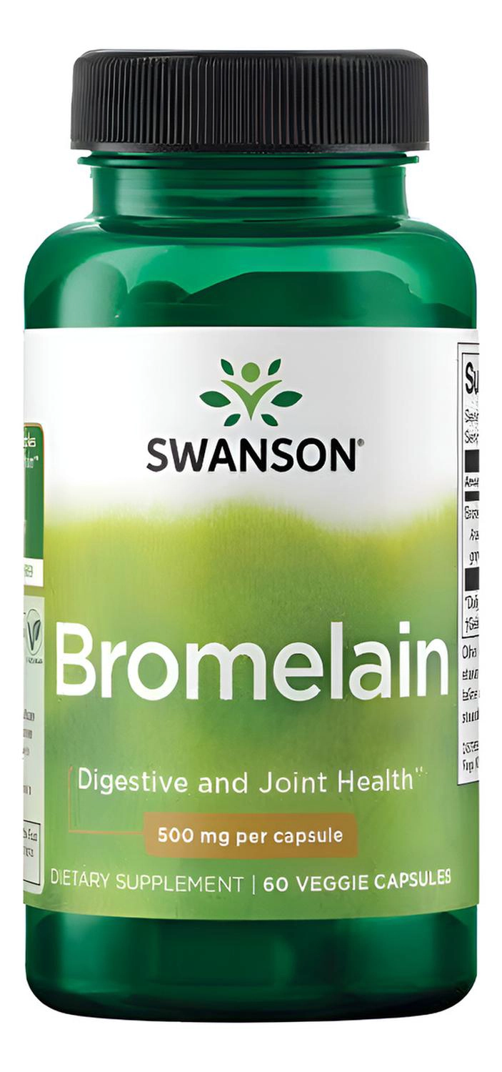 SWANSON BROMELAIN 500 MG 60 VEG CAPS SWANSON BROMELAIN 500 MG 60 VEG CAPS - 1