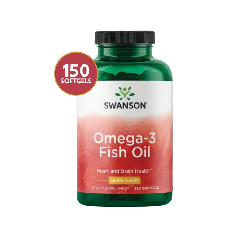 SW1253 OMEGA-3 FISH OIL - LEMON FLAVOR 150 SGELS - 1