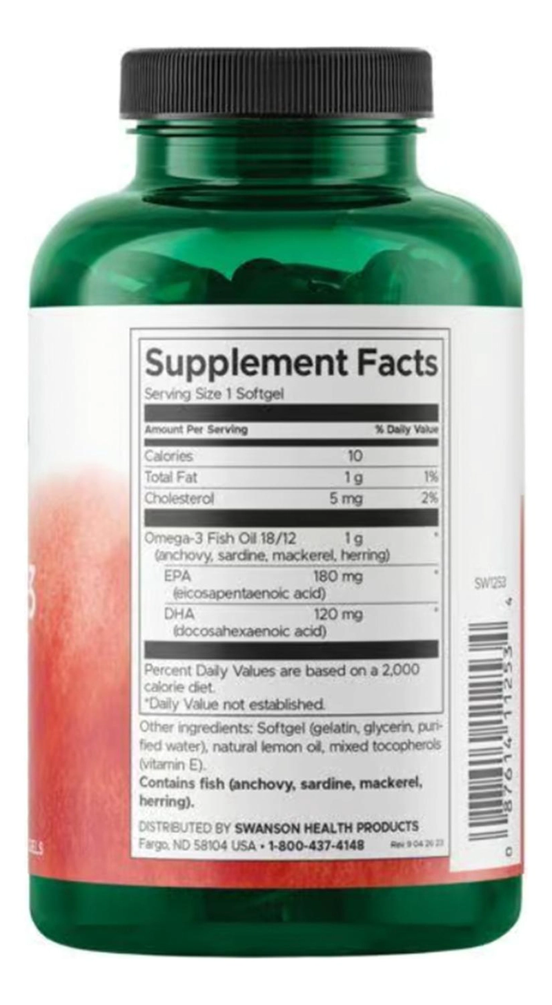 SW1253 OMEGA-3 FISH OIL - LEMON FLAVOR 150 SGELS - 2
