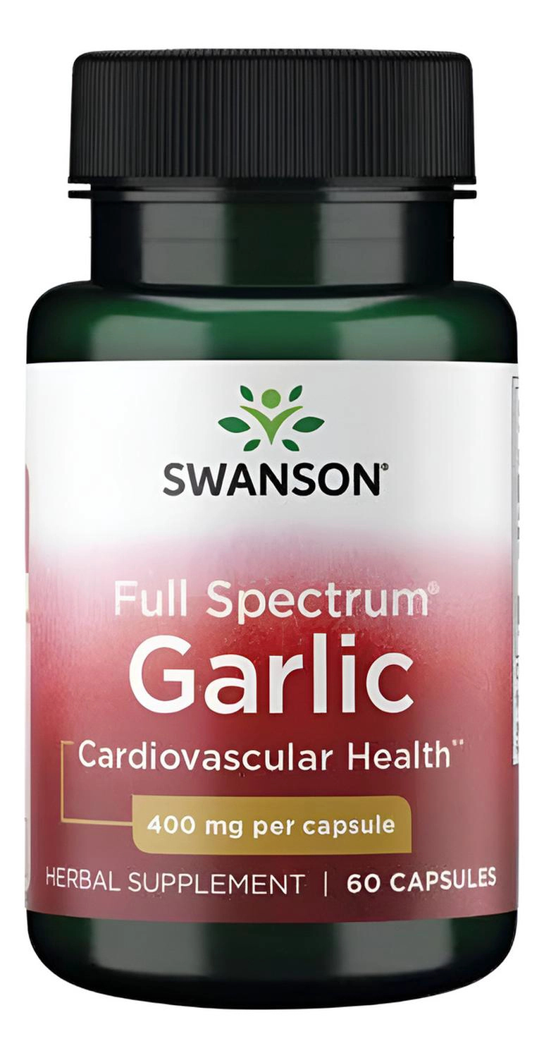 SWANSON FULL SPECTRUM GARLIC 400 MG 60 CAPS SWANSON FULL SPECTRUM GARLIC 400 MG 60 CAPS - 1