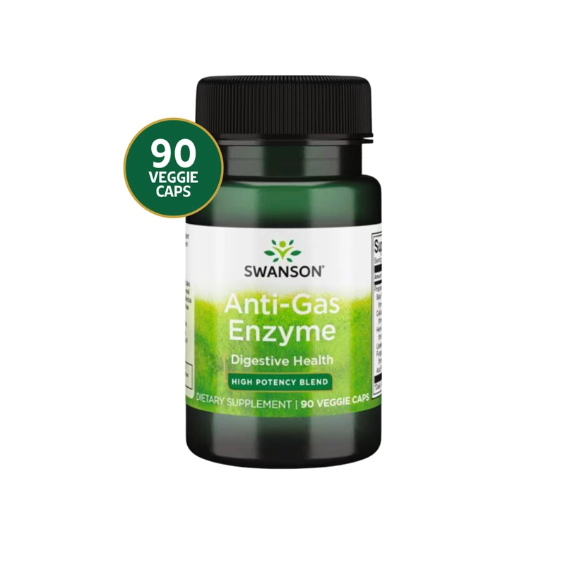 SWU527 ANTI-GAS ENZYME 40 MG 90 VEG CAPS - 1