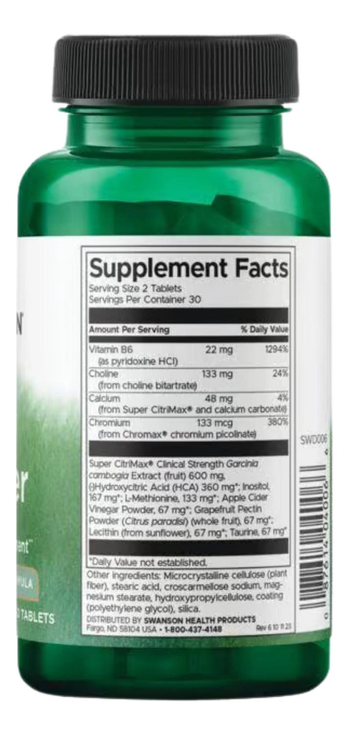 SWANSON FAT BURNER 60 TABLETAS SWANSON FAT BURNER 60 TABLETAS - 2