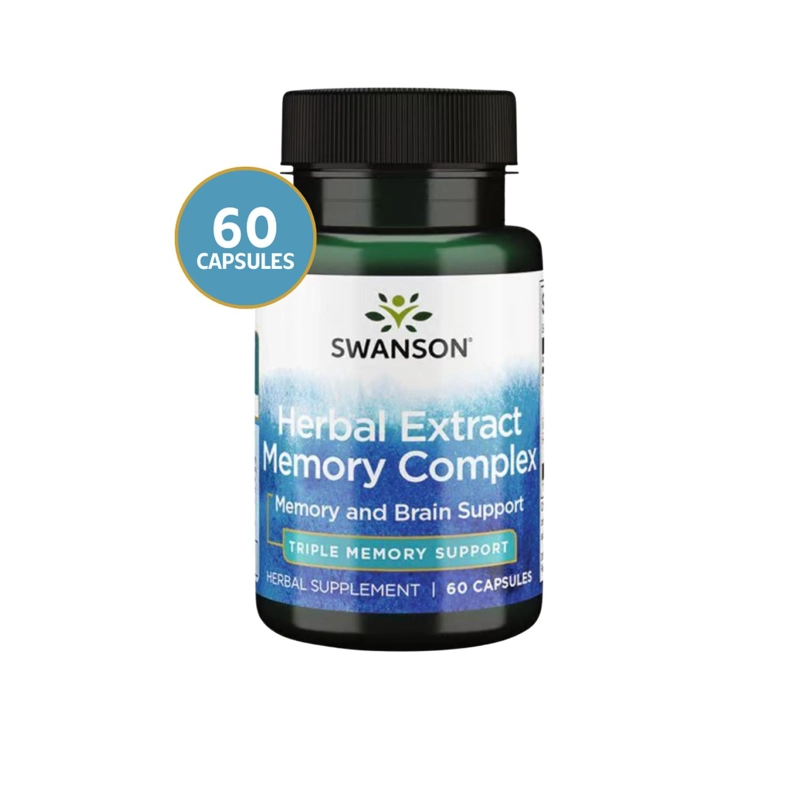 SWANSON HERBAL EXTRACT MEMORY COMPLEX 60 CAPS SWANSON HERBAL EXTRACT MEMORY COMPLEX 60 CAPS - 1