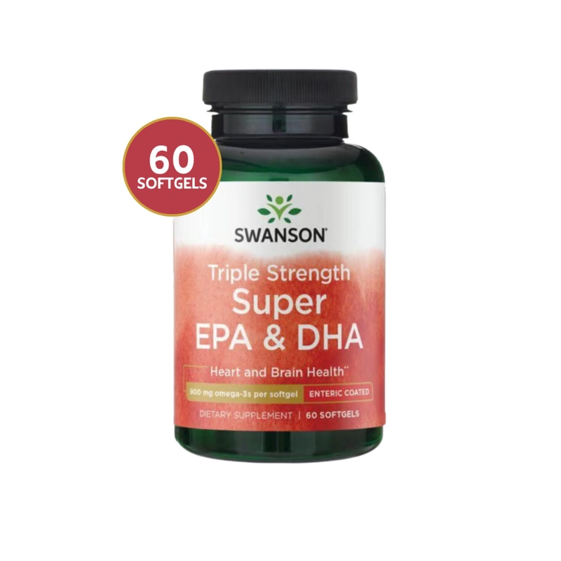 SWANSON TRIPLE STRENGTH SUPER EPA & DHA - 60 SGEL SWANSON TRIPLE STRENGTH SUPER EPA & DHA - 60 SGEL - 1