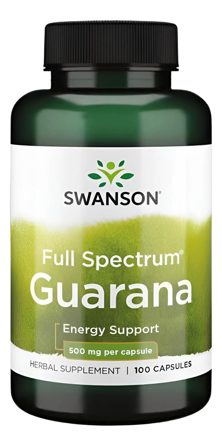 SWANSON FULL SPECTRUM GUARANA 500 MG 100 CAPS SWANSON FULL SPECTRUM GUARANA 500 MG 100 CAPS - 1