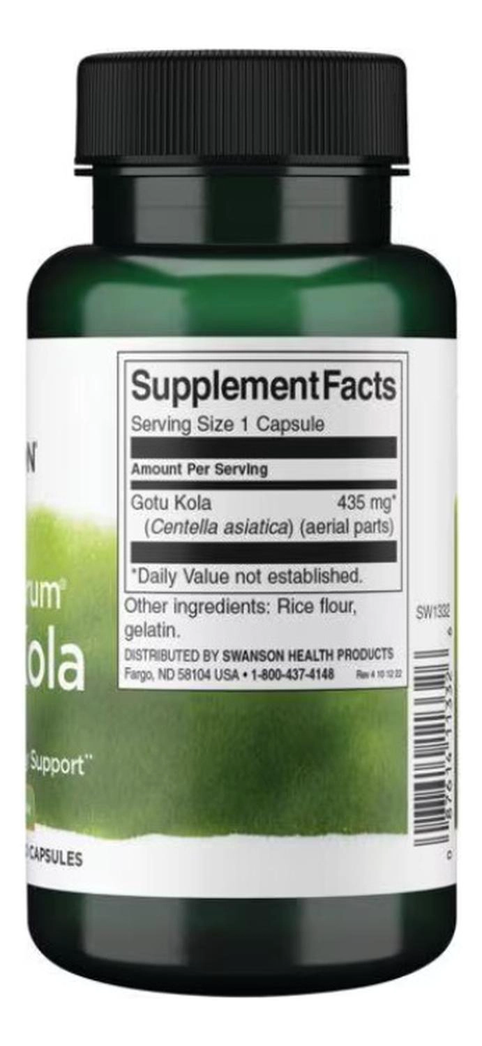 SW1332 FULL SPECTRUM GOTU KOLA 435 MG 60 CAPS - 2