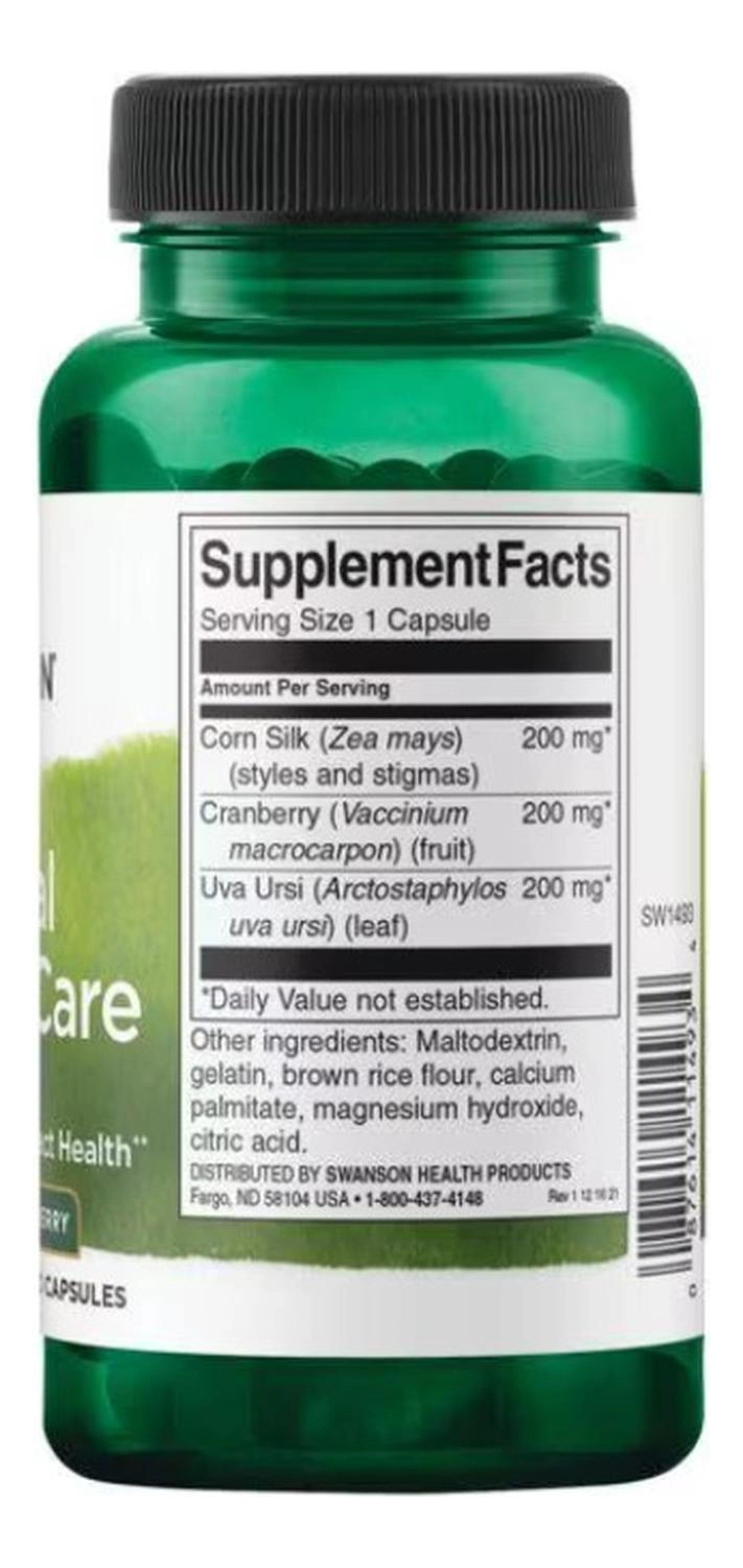 SW1493 HERBAL URINARY CARE - FEATURING CRANBERRY 60 CAPS - 2