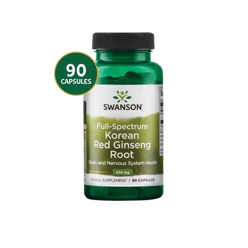 SW1136 FULL SPECTRUM KOREAN RED GINSENG ROOT 400 MG 90 CAPS - 1