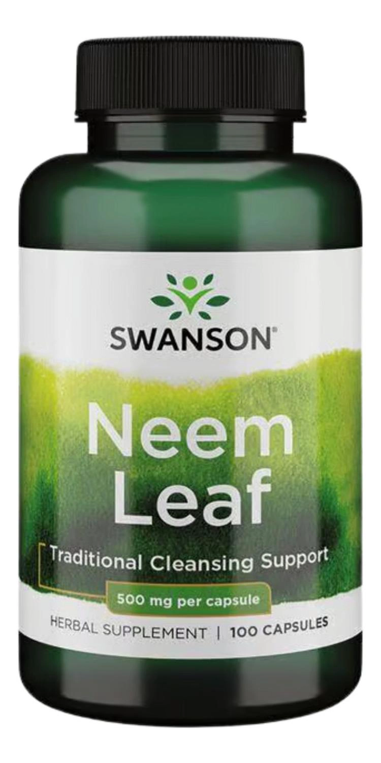 SWANSON NEEM LEAF 500 MG 100 CAPSULAS SWANSON NEEM LEAF 500 MG 100 CAPSULAS - 2