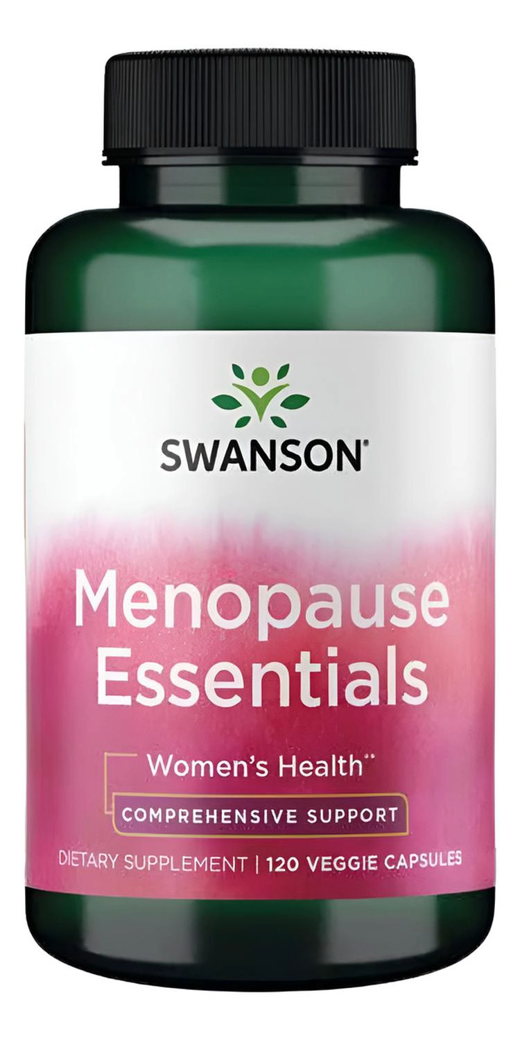 SWANSON MENOPAUSE ESSENTIALS 120 VEGGIE CAPS SWANSON MENOPAUSE ESSENTIALS 120 VEGGIE CAPS - 1