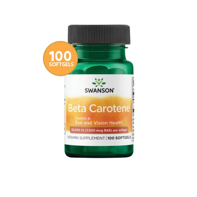 SW007 BETA CAROTENE 25.000 IU (7.500 MCG RAE) 100 SGELS - 1