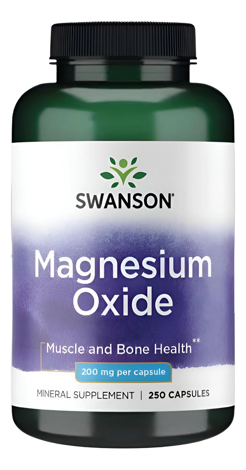 SWANSON MAGNESIUM 200 MG 250 CAPS SWANSON MAGNESIUM 200 MG 250 CAPS - 1